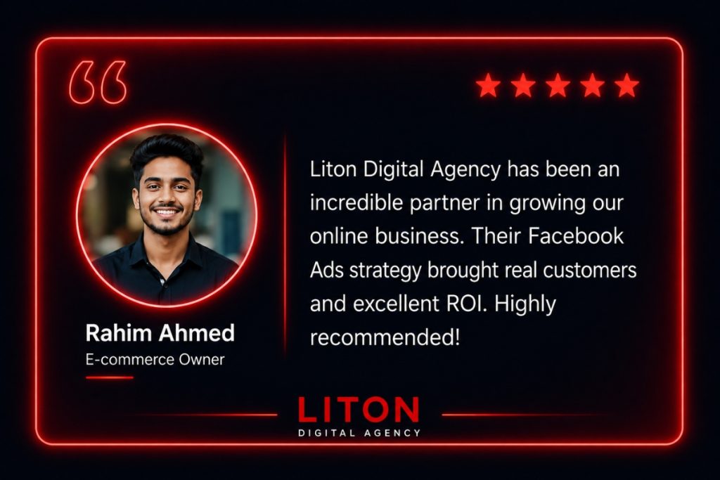 Facebook Ads Expert; Meta Ads Expert; Instagram Ads Expert; Digital Marketing Expert; SEO Specialist; Lead Generation Expert; Facebook Ads; Instagram Ads; Digital Marketing; SEO; Hire Digital Marketer; Marketing Services; Business Growth; Ecommerce Marketing; Sales Funnel; Conversion Expert; badiuzzaman liton; Liton Digital Agency;